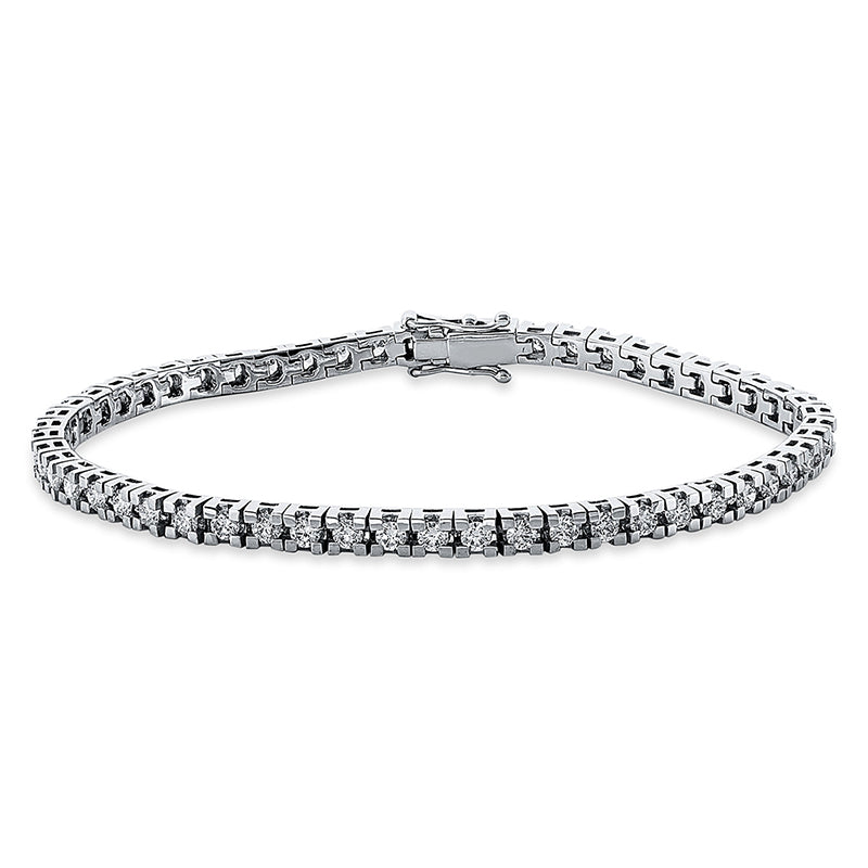 Armband    aus 750/-18 Karat Weißgold mit 54 Diamanten 2