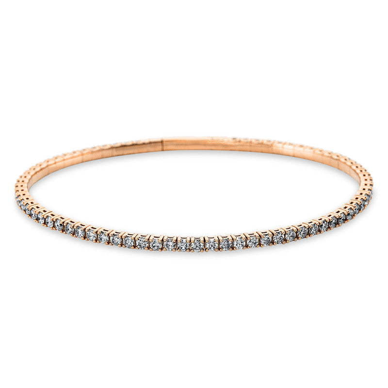 Armband    aus 750/-18 Karat Rotgold mit 70 Diamanten 2