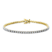 Armband - Tennisarmband aus Gold mit Diamanten - 5C757