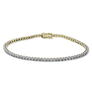 Armband    aus 750/-18 Karat Gelbgold mit 77 Diamanten 2