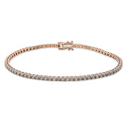 Armband    aus 750/-18 Karat Rotgold mit 77 Diamanten 2