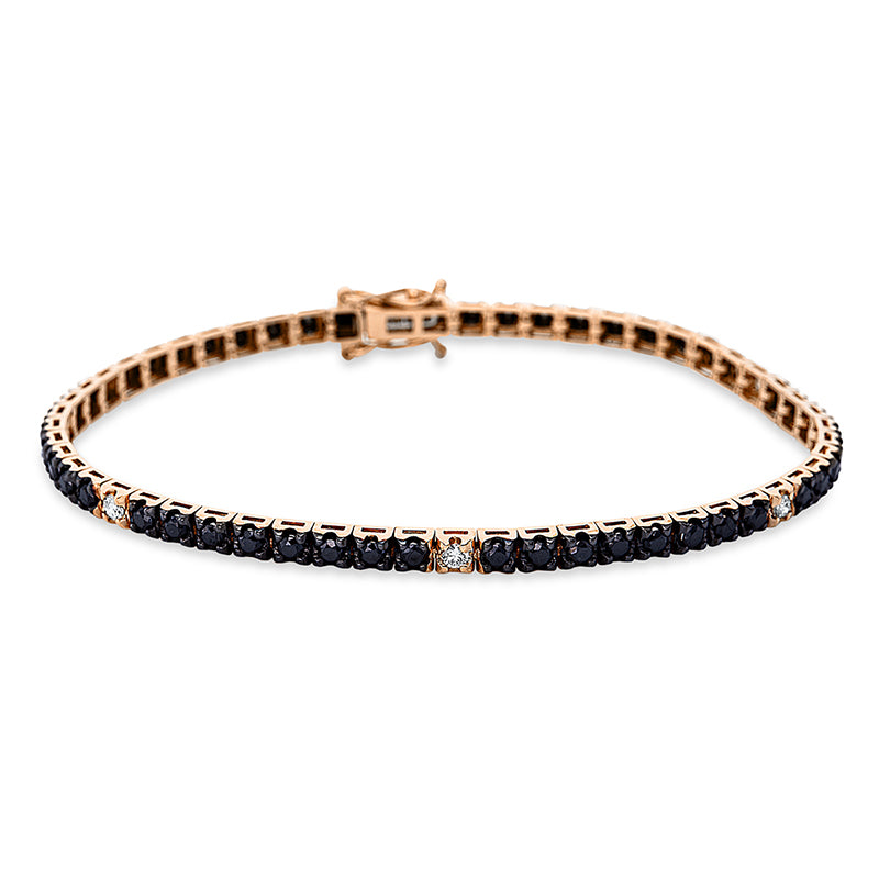 Armband    aus 750/-18 Karat Rotgold mit 56 Diamanten 2