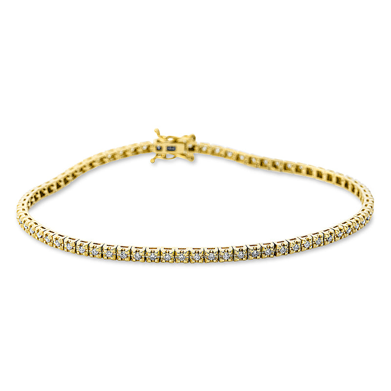 Armband    aus 750/-18 Karat Gelbgold mit 71 Diamanten 0