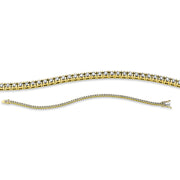 Armband    aus 750/-18 Karat Gelbgold mit 72 Diamanten 1