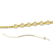 Armband - Moderner Schmuck aus Gold mit Diamanten, mit ZÖ 16 & 17 cm - 5D158