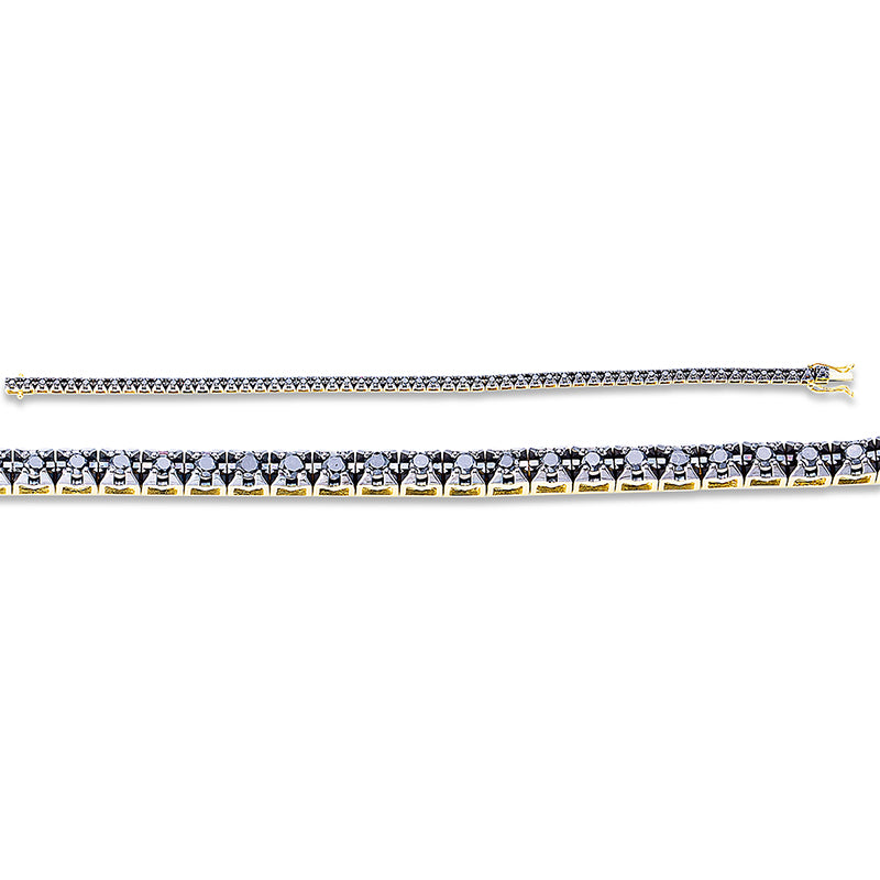 Armband    aus 750/-18 Karat Gelbgold mit 57 Diamanten 1
