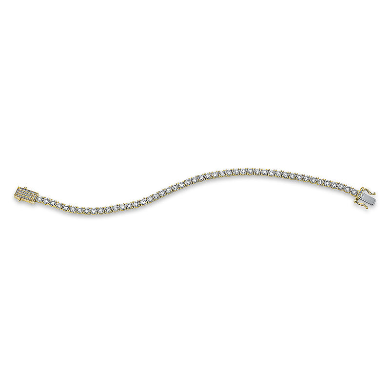 Armband - Tennisarmband aus Gold mit Diamanten - 5D212