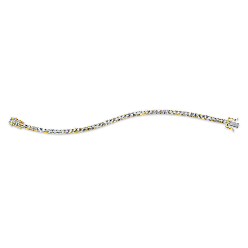 Armband - Tennisarmband aus Gold mit Diamanten - 5D213
