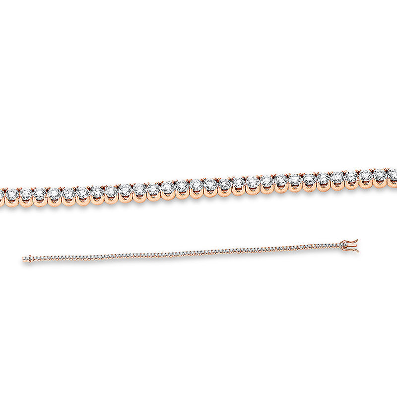 Armband    aus 750/-18 Karat Rotgold mit 91 Diamanten 2