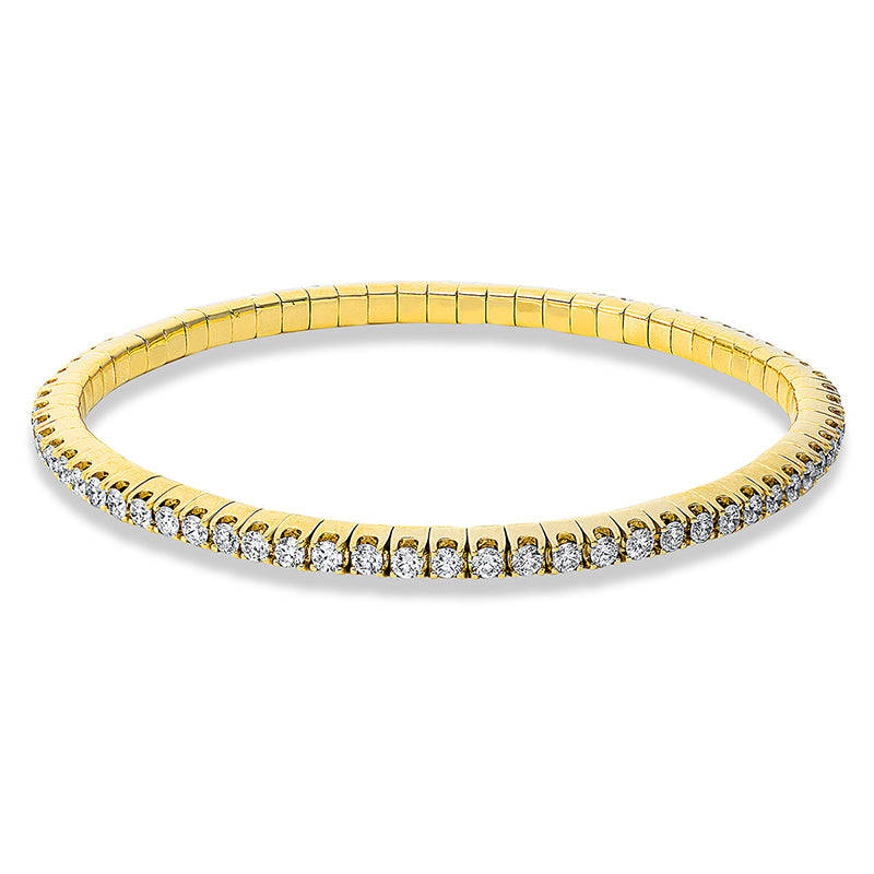 Armband    aus 750/-18 Karat Gelbgold mit 69 Diamanten 2