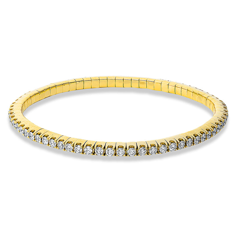 Armband    aus 750/-18 Karat Gelbgold mit 69 Diamanten 3