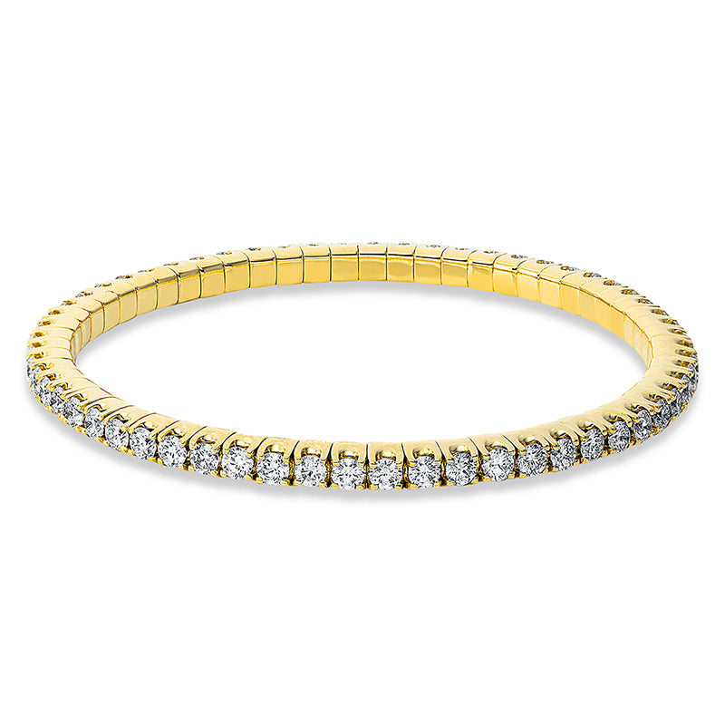 Armband    aus 750/-18 Karat Gelbgold mit 60 Diamanten 5