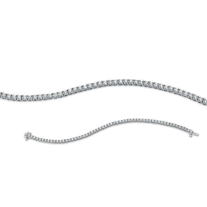 Armband    aus 750/-18 Karat Weißgold mit 58 Diamanten 5