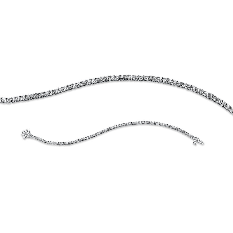 Armband    aus 750/-18 Karat Weißgold mit 72 Diamanten 2