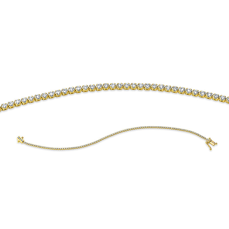 Armband    aus 750/-18 Karat Gelbgold mit 97 Diamanten 1