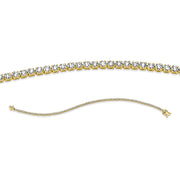 Armband    aus 750/-18 Karat Gelbgold mit 76 Diamanten 2