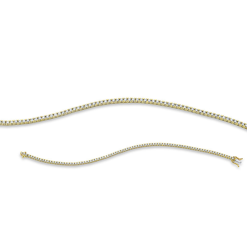 Armband    aus 750/-18 Karat Gelbgold mit 87 Diamanten 1