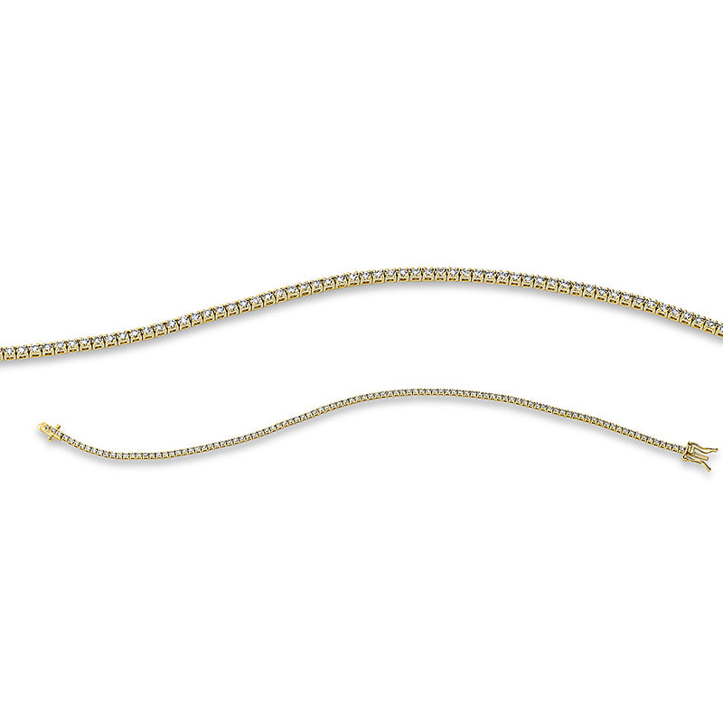 Armband    aus 750/-18 Karat Gelbgold mit 102 Diamanten 0