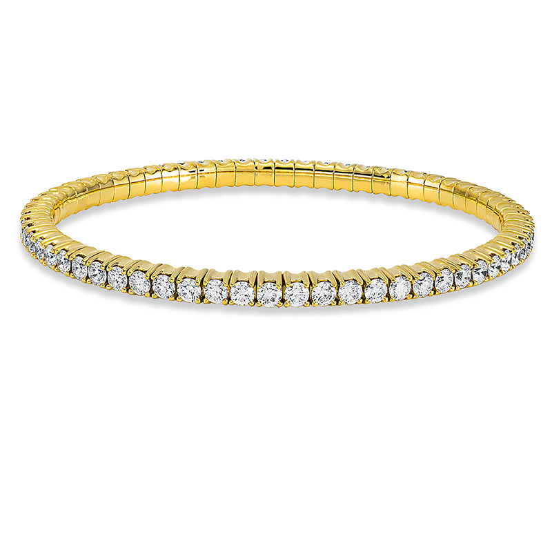 Armband    aus 750/-18 Karat Gelbgold mit 64 Diamanten 5