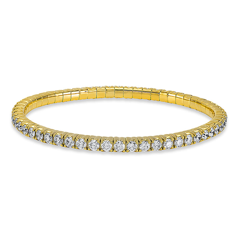 Armband    aus 750/-18 Karat Gelbgold mit 58 Diamanten 5
