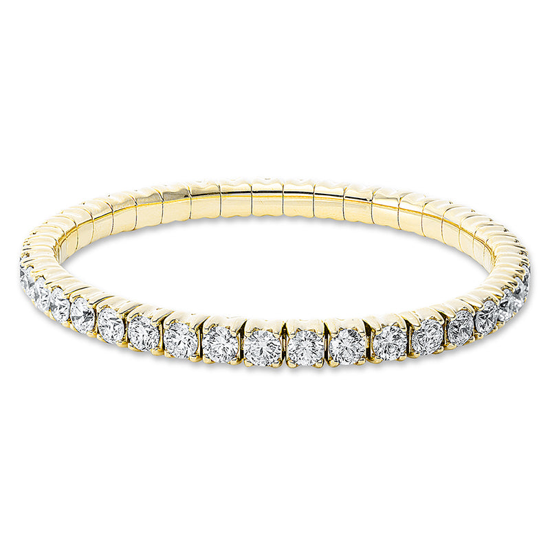 Armband    aus 750/-18 Karat Gelbgold mit 41 Diamanten 9