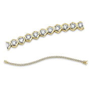 Armband - Tennisarmband aus Gold mit Diamanten - 5D927