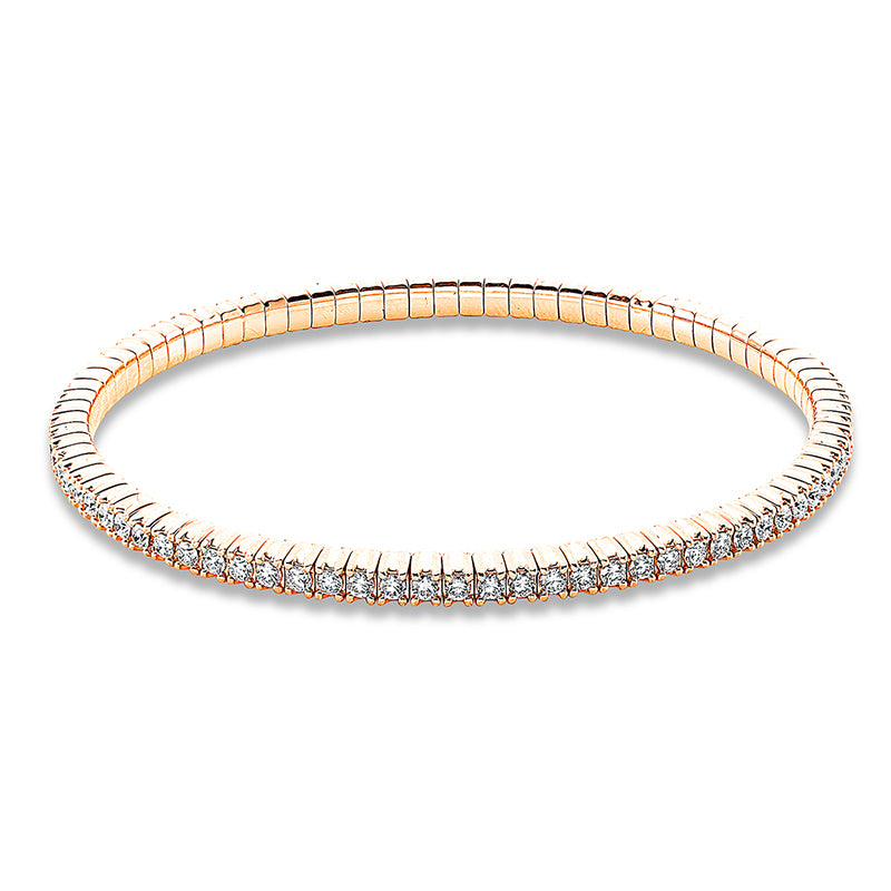 Armband    aus 750/-18 Karat Rotgold mit 82 Diamanten 2