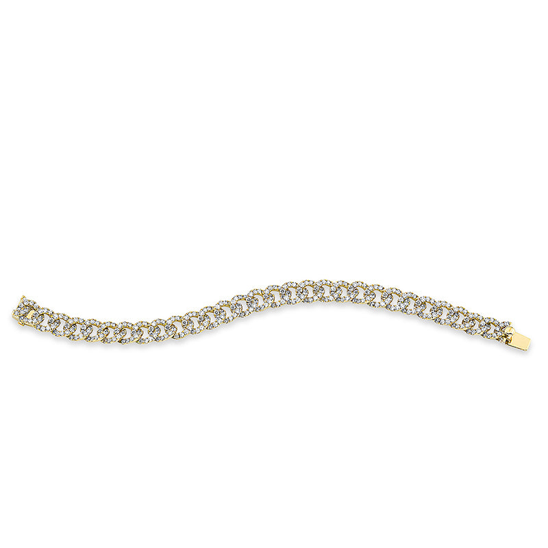 Armband    aus 750/-18 Karat Gelbgold mit 358 Diamanten 9