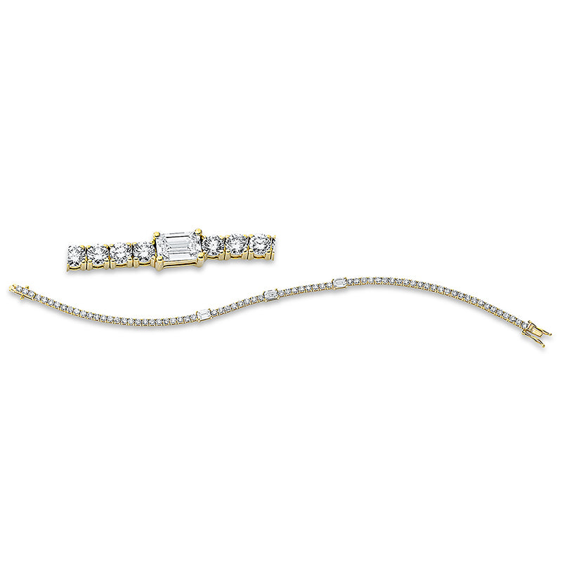 Armband aus Gold mit Diamanten, -Symbol - 5E119