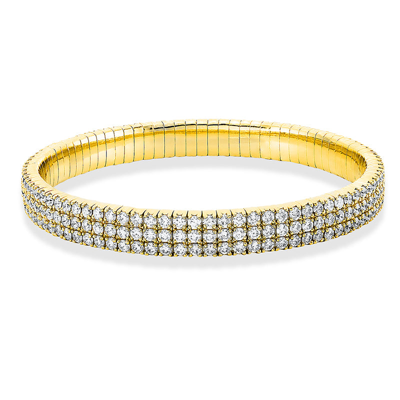 Armband    aus 750/-18 Karat Gelbgold mit 255 Diamanten 7