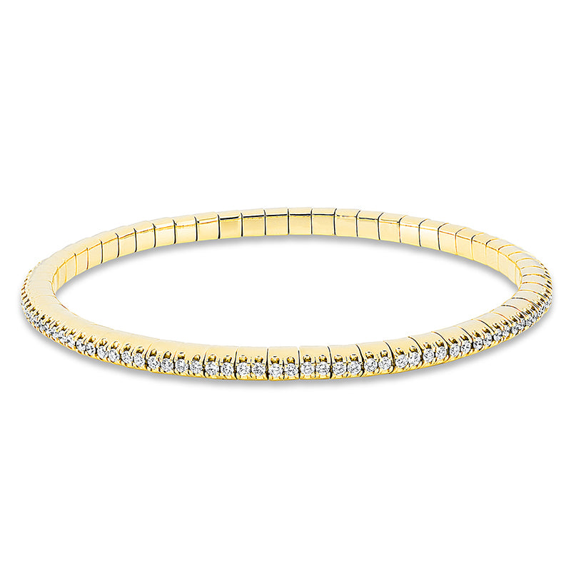 Armband    aus 750/-18 Karat Gelbgold mit 114 Diamanten 1