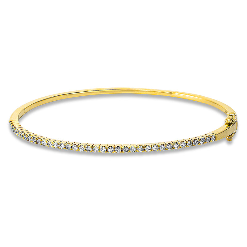 Armreif    aus 750/-18 Karat Gelbgold mit 37 Diamanten 0