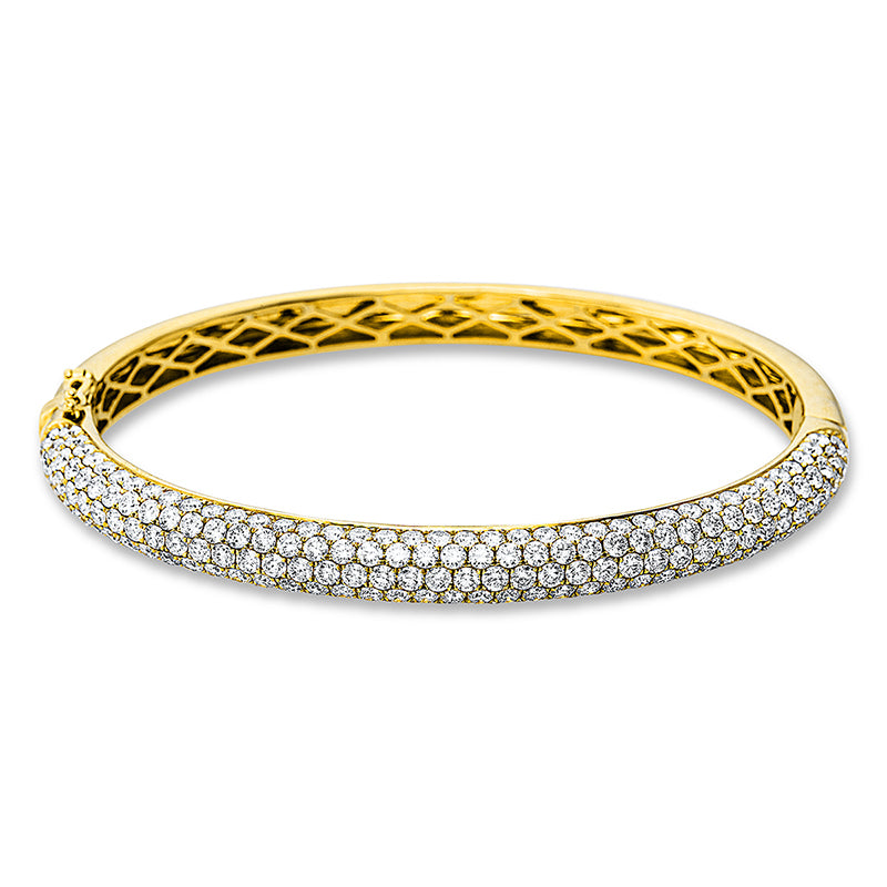 Armreif    aus 750/-18 Karat Gelbgold mit 199 Diamanten 6