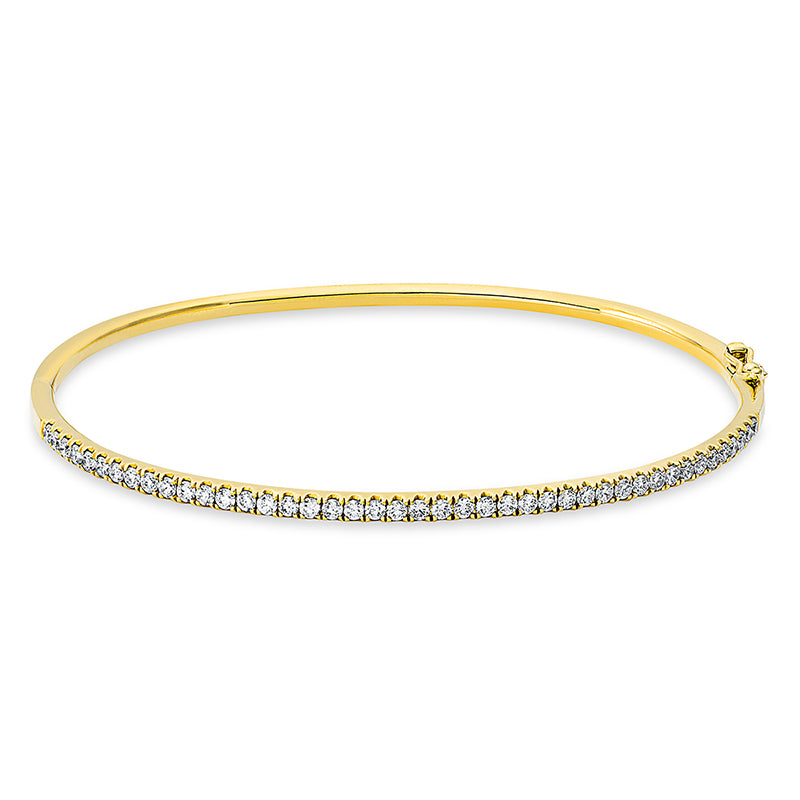 Armreif    aus 750/-18 Karat Gelbgold mit 43 Diamanten 0
