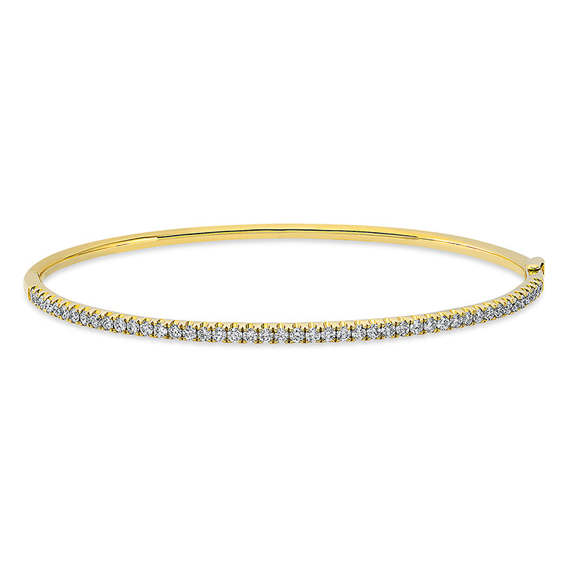 Armreif    aus 750/-18 Karat Gelbgold mit 45 Diamanten 0